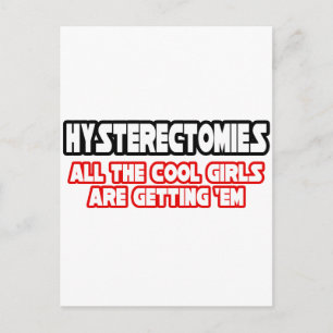 Carte Postale Hystérectomies...Filles Cool