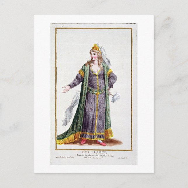 Carte Postale Hyu-Chen, épouse de Genghis Khan, de 'Receuil des (Devant)