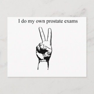 Carte Postale I ainsi mes propres examens de prostate