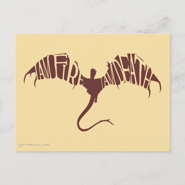 Carte Postale I Am Fire I Am Death - Graphic (Devant)