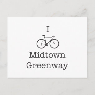 Carte Postale I Bike Midtown Greenway