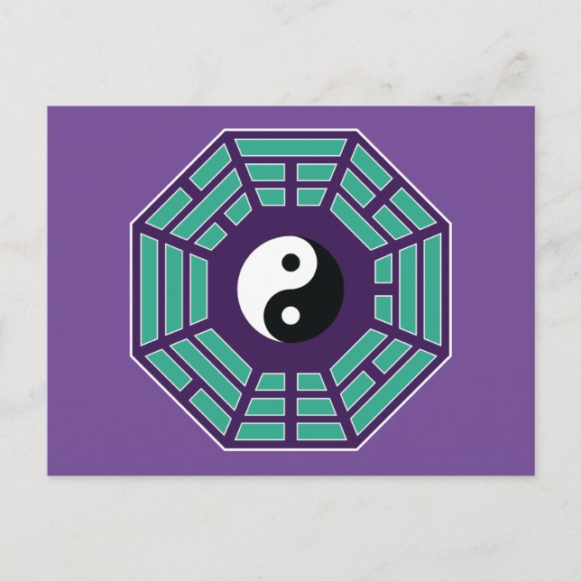 Carte Postale I Ching Yin Yang (Devant)