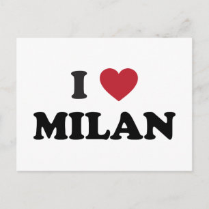Carte Postale I Coeur Milan Italie
