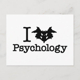Carte Postale I Coeur (Rorschach Inkblot) Psychologie