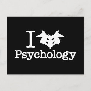 Carte Postale I Coeur (Rorschach Inkblot) Psychologie