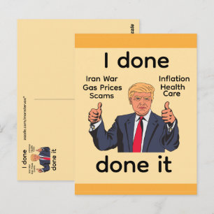 Carte postale I Done Done It