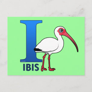 Carte Postale I est pour Ibis