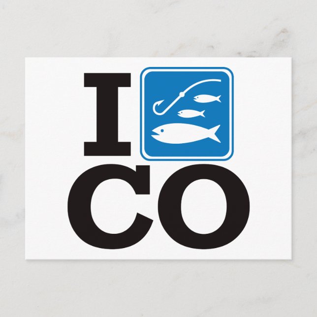 Carte Postale I Fish Colorado - CO (Devant)