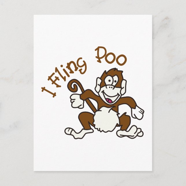 Carte Postale I Fling Poo (Devant)