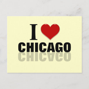 Carte Postale I Heart Chicago