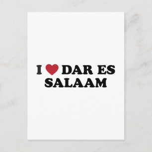 Carte Postale I Heart Dar es Salaam Tanzanie