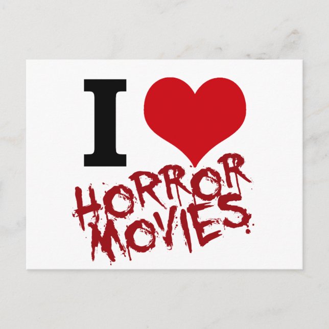Carte Postale I Heart Horror Movies (Devant)
