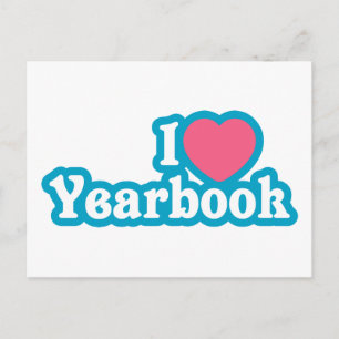 Carte Postale I Heart / Love Yearbook