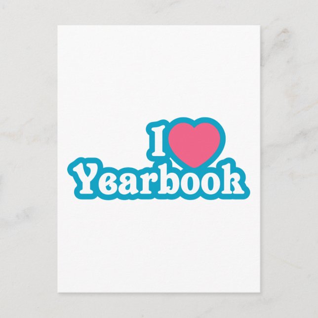 Carte Postale I Heart / Love Yearbook (Devant)