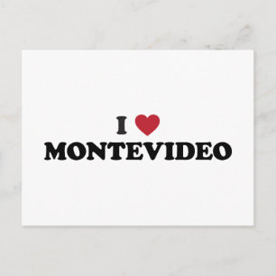 Carte Postale I Heart Montevideo Uruguay