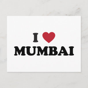 Carte Postale I Heart Mumbai Inde
