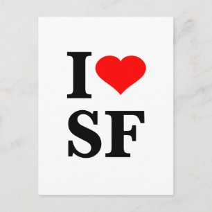 Carte Postale I Heart San Francisco