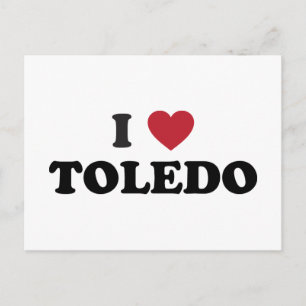 Carte Postale I Heart Toledo Ohio