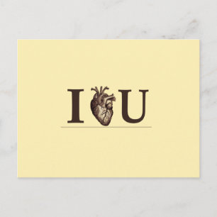 Carte Postale I Heart U