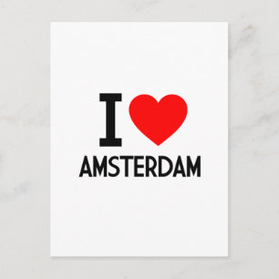 Carte Postale I Love Amsterdam