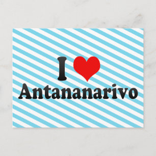 Carte Postale I Love Antananarivo, Madagascar
