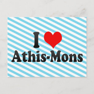 Carte Postale I Love Athis-Mons, France