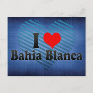 Carte Postale I Love Bahia Blanca, Argentine