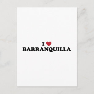 Carte Postale I Love Barranquilla Colombia