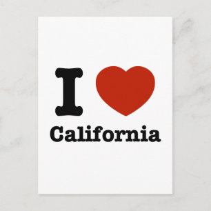 Carte Postale I Love california