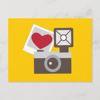 Carte Postale I Love Camera Vintage