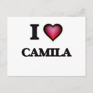 Carte Postale I Love Camila