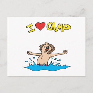 Carte Postale I Love Camp 2