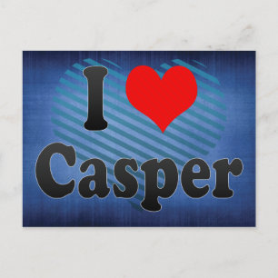 Carte Postale I Love Casper, États-Unis