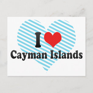Carte Postale I Love Cayman Islands