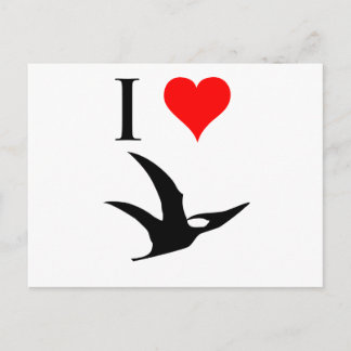 Carte Postale I Love Dinosaures - Pterodactyl