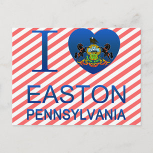 Carte Postale I Love Easton, PA