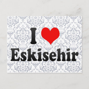 Carte Postale I Love Eskisehir, Turquie