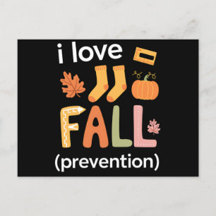 Carte Postale I Love Fall Prevention