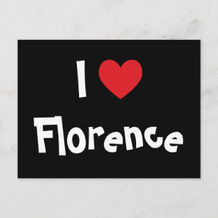 Carte Postale I Love Florence