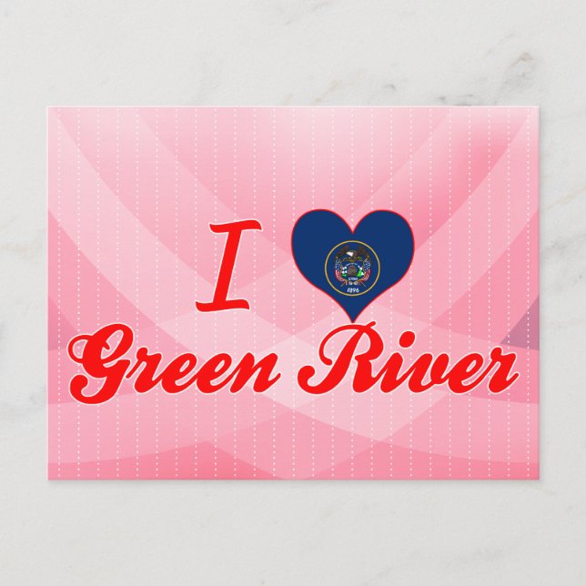 Carte Postale I Love Green River, Utah (Devant)