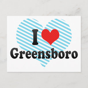 Carte Postale I Love Greensboro