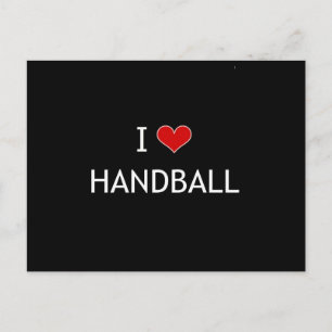 Carte Postale I Love Handball