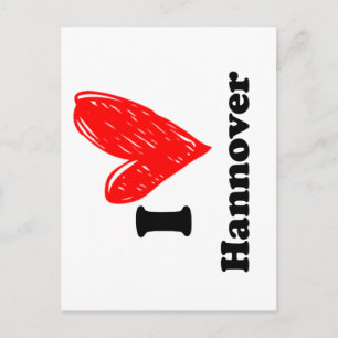 Carte Postale I Love Hanovre