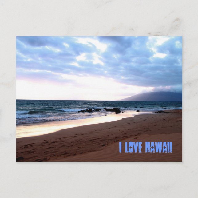 Carte postale I Love Hawaii (Devant)