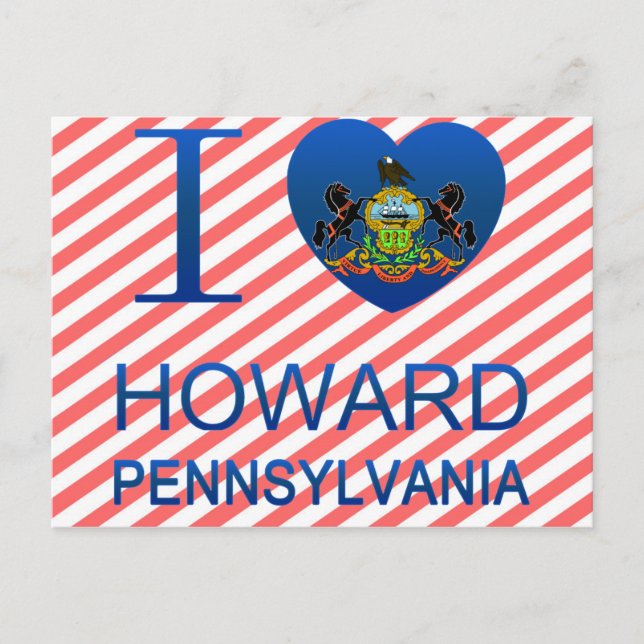 Carte Postale I Love Howard, PA (Devant)