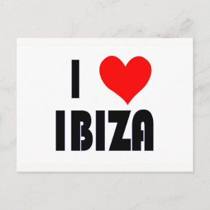 Carte postale I Love Ibiza