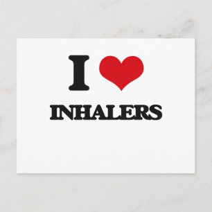 Carte Postale I Love Inhalers