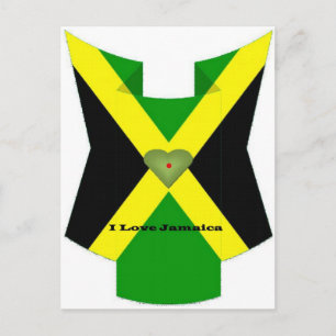 Carte Postale I Love Jamaica Have a Nice Day and a Better Night