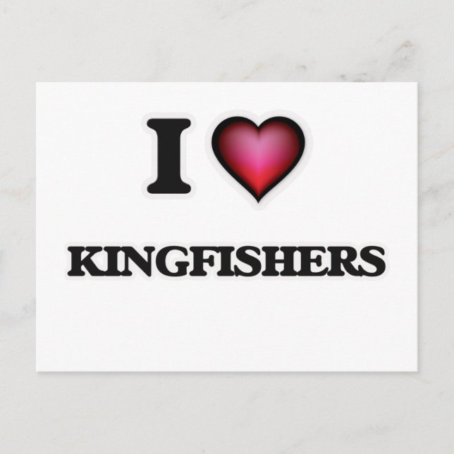 Carte Postale I Love Kingfish (Devant)