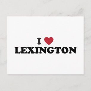 Carte Postale I Love Lexington Kentucky